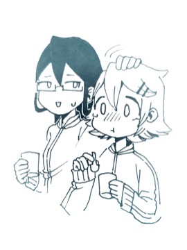 两人合在一起就是百合！